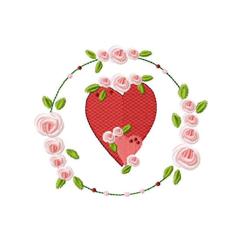 Floral Valentine Wreath